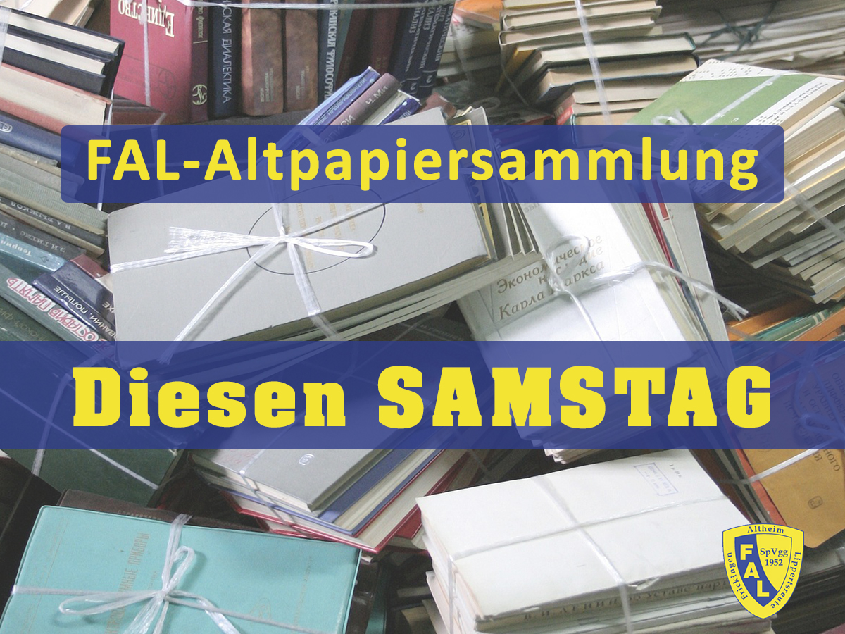 You are currently viewing FAL-Altpapiersammlung