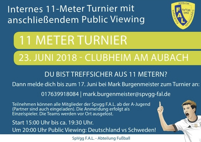 You are currently viewing Internes 11-Meter-Turnier