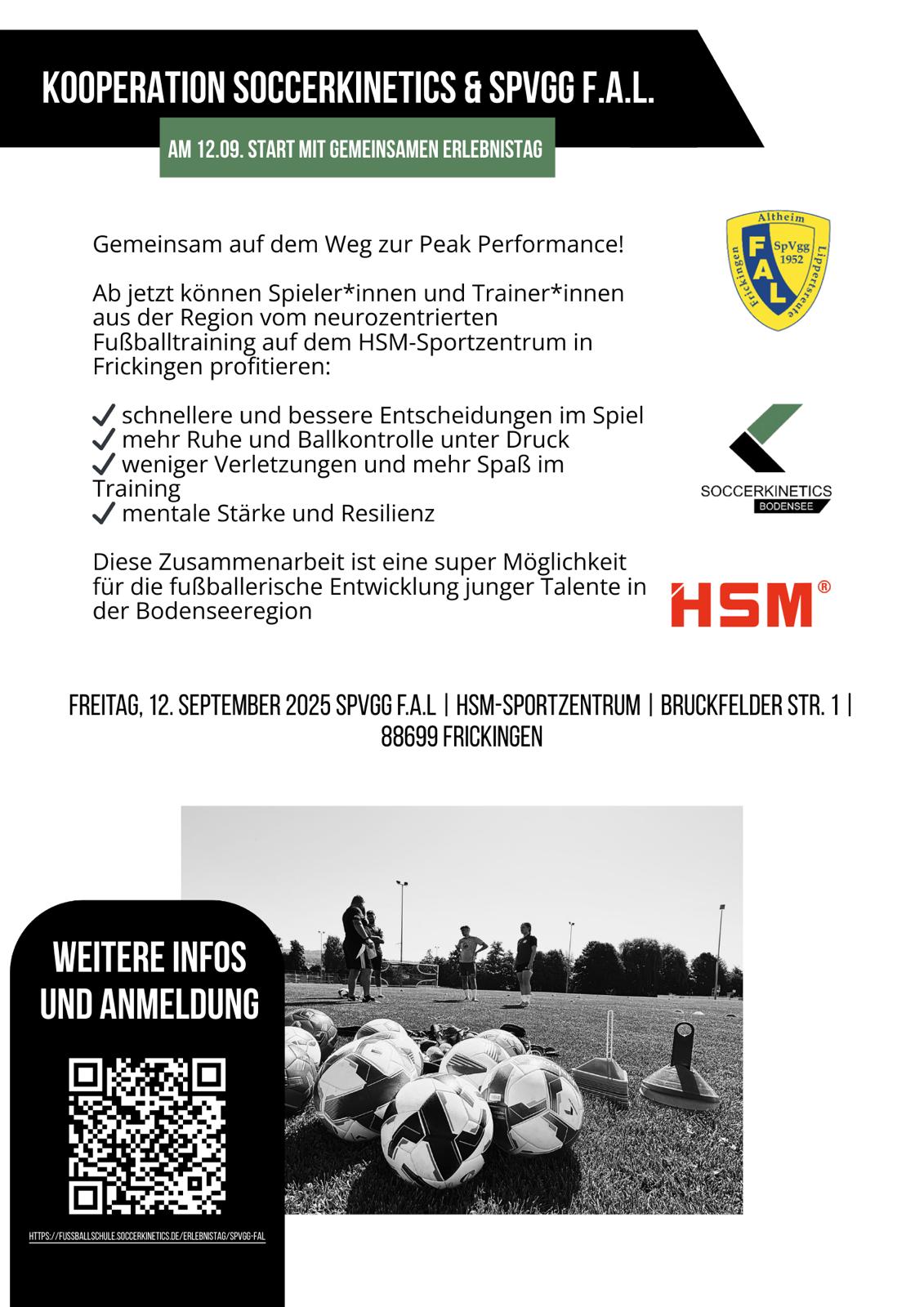 You are currently viewing Kooperation Soccerkinetics & SpVgg F.A.L.